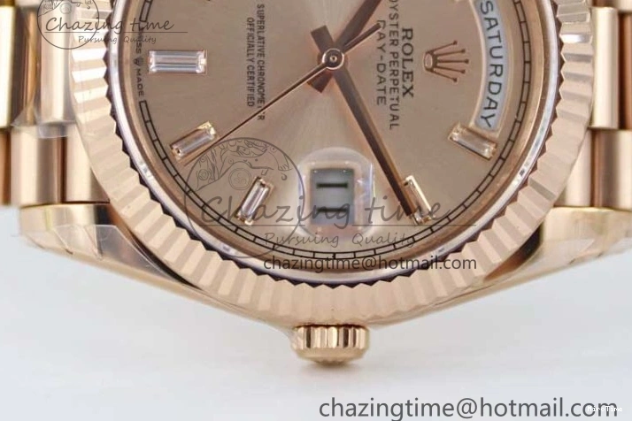 MiroTime 1230 AllSeason Day Date 40mm RG 904L Steel TWF 1:1 Best Edition RG Crystal Dial on RG Bracelet A 2350